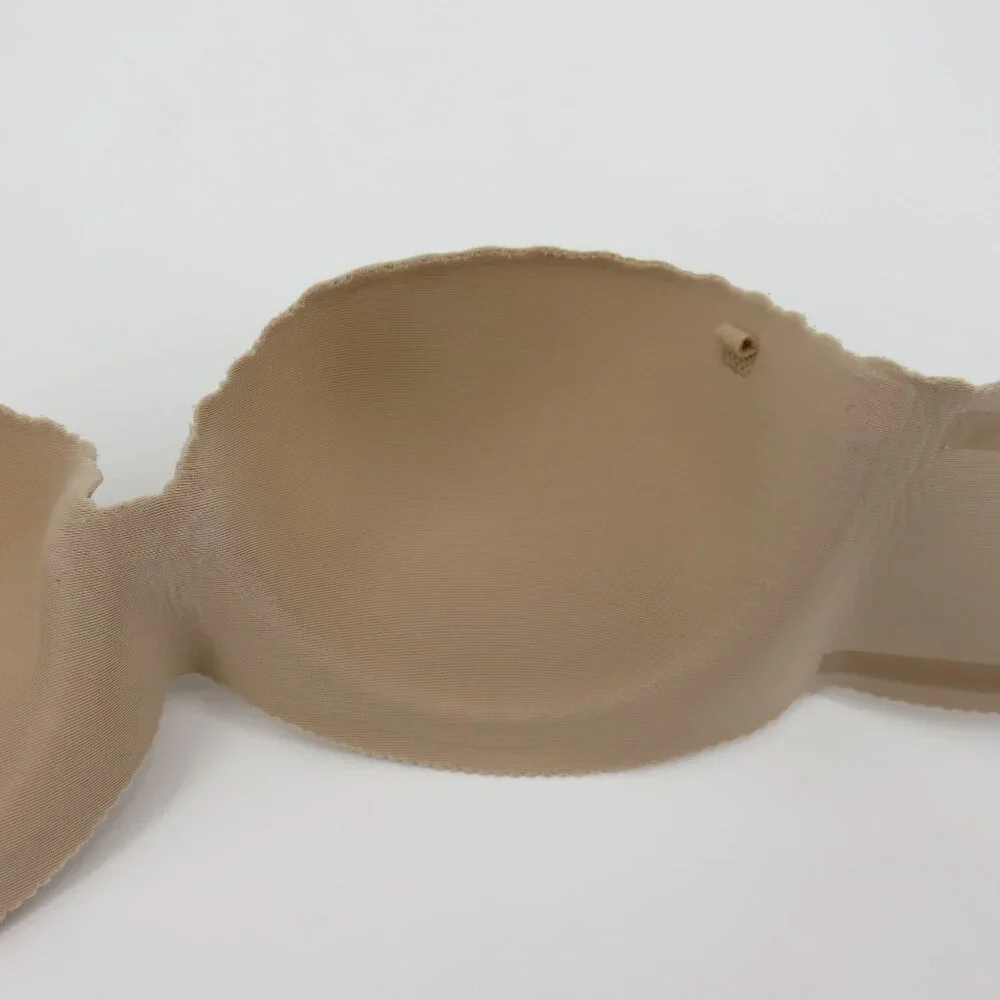 Victorias Secret 32B Bra Angels Secret Embrace Beige Underwire Padded Strapless - Picture 11 of 15